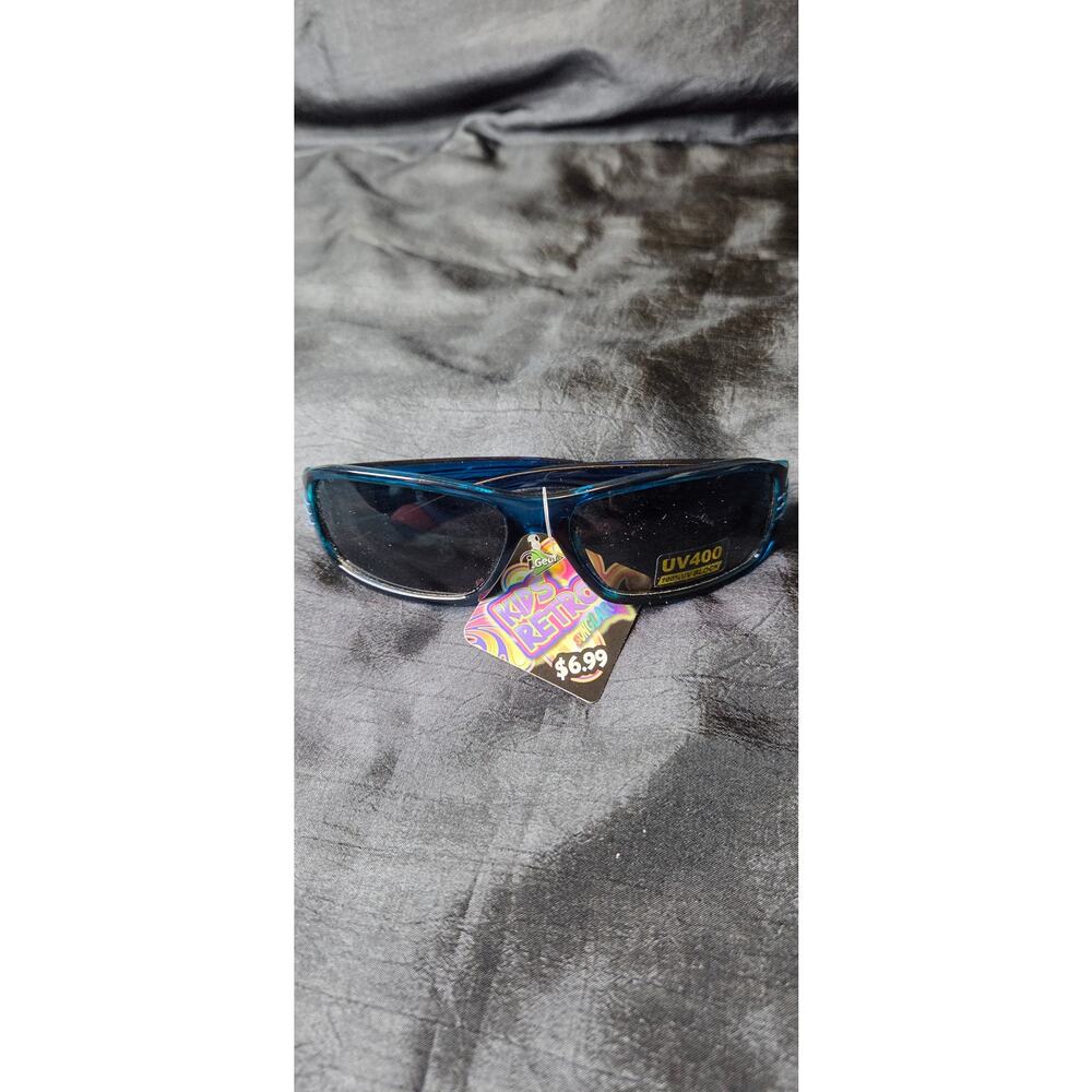 Kids Retro Sunglasses Blue UV400